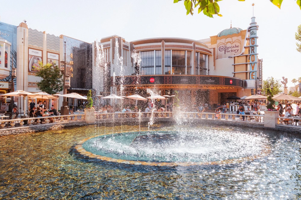 The Grove shopping center illustrating popular community spots.