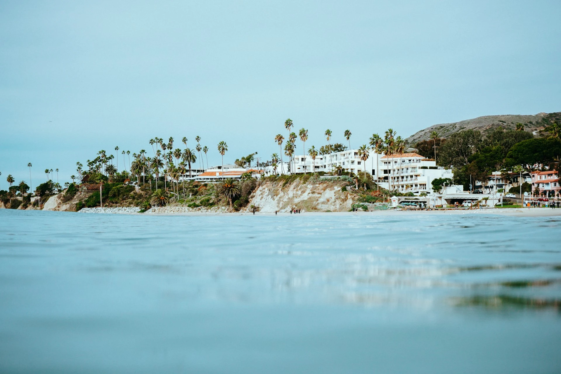 Laguna Beach captured from the water.